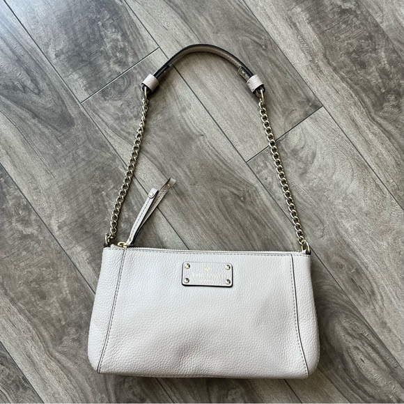 kate spade Handbags - kate spade cream pebble leather purse